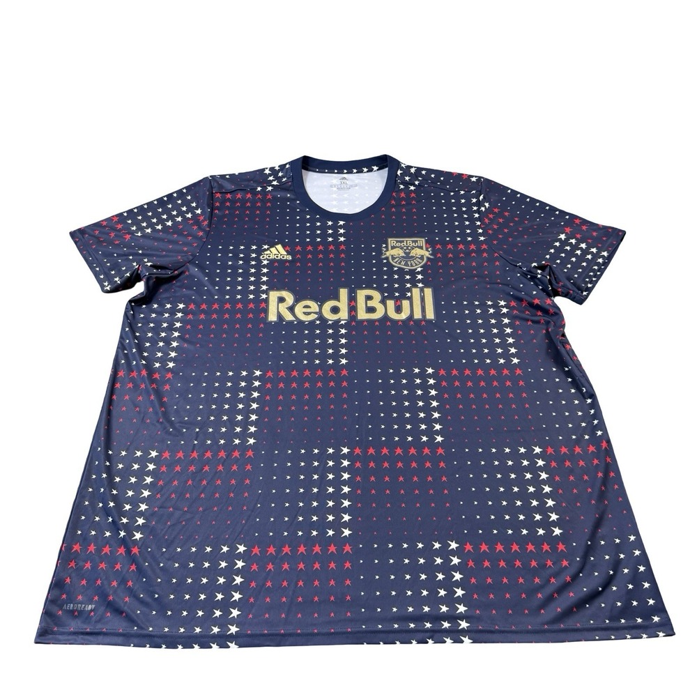 Adidas Red Bull New York Primegreen Star AOP Mens Soccer Jersey 3XL GQ1044